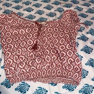 aerpostale off the shoulder shirt